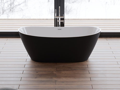 Baignoire îlot Chezlova Noire Mate 170x80cm par Chezlova OEMG14758