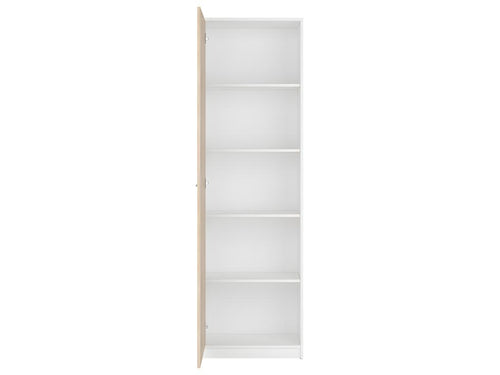 Armoire colonne 1 porte Artigeo Blanc et Bois FYFV87240