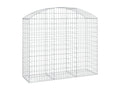 Panier de gabions arqué 150x50x120-140 Fer galvanisé DXWS06152