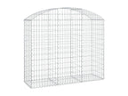 Panier de gabions arqué 150x50x120-140 Fer galvanisé DXWS06152