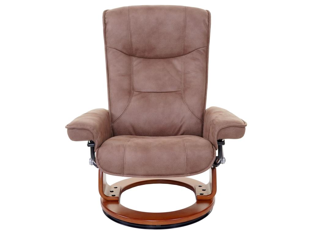 Chezlova fauteuil Chezlova fauteuil de téléChezlova tabouret tissu charge max- 130kg - marron antique miel MDEA69504