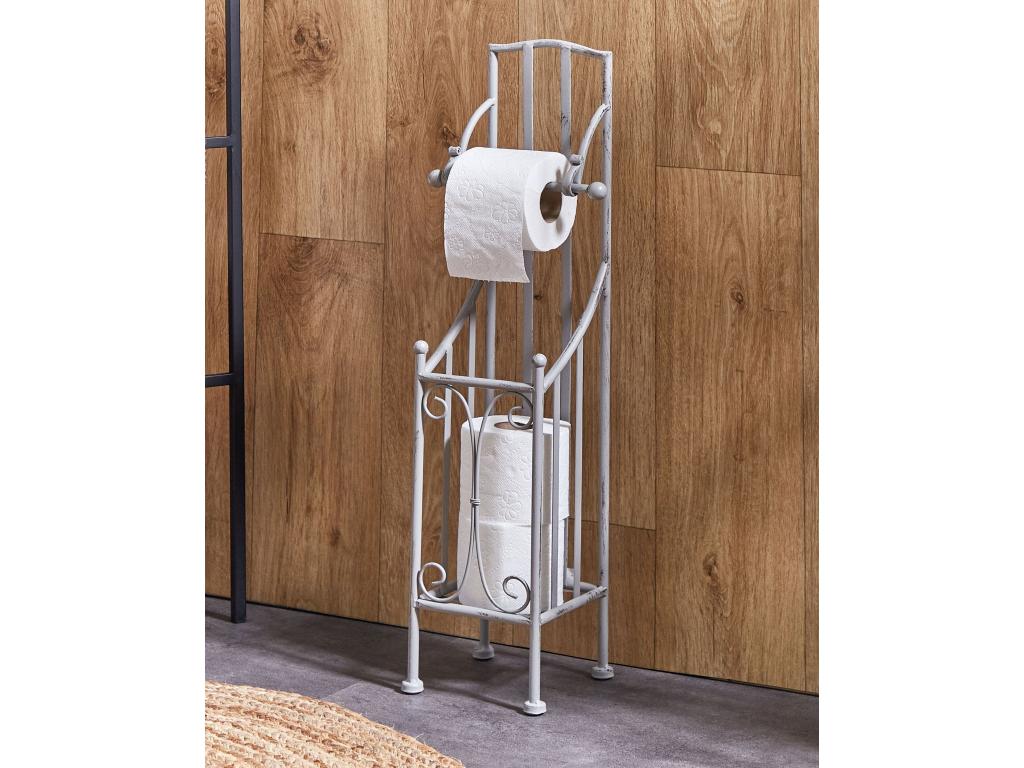 Porte-papier toilette Artigeo Métal Gris NHFY75740