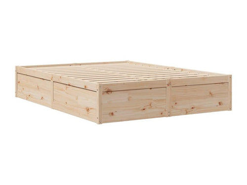 Cadre de lit 150x200 cm bois de pin massif THYX07310