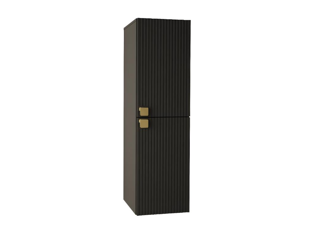 Armoire de toilette murale Chezlova 100 Noir À suspendre Le nombre de portes 2 120cm QZXT90778