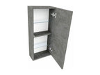 Armoire à pharmacie mélaminé gris Chezlova L 35cm OSSF73570