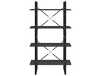 Bibliothèque à 4 niveaux Gris 80x30x140 OQDH47103