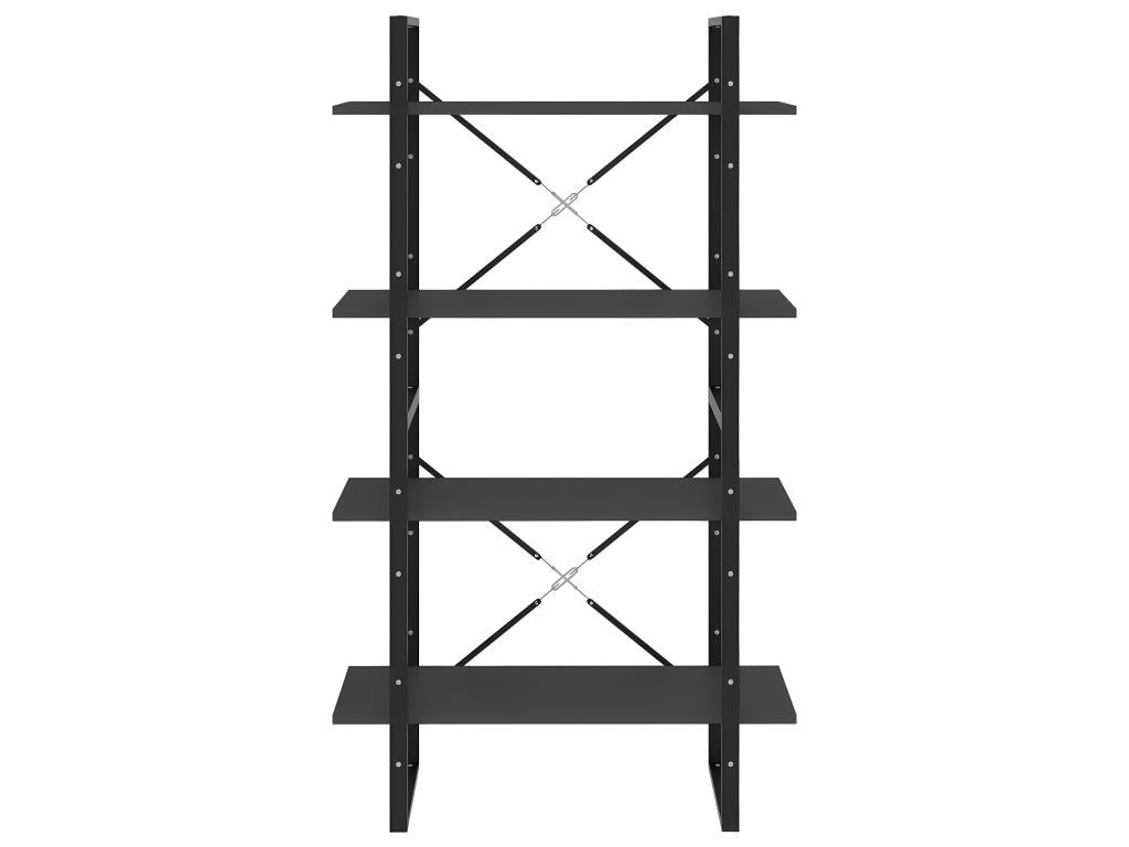 Bibliothèque à 4 niveaux Gris 80x30x140 OQDH47103