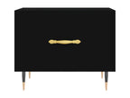 Table basse Noir 50x50x40 Bois d'ingénierie IJME04137