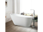 Baignoire îlot design ovale Decohaute blanche 170 cm IWBL32851