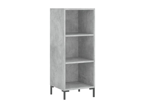 Buffet haut Gris béton 34,5x34x180 cm Bois d'ingénierie HCCN80965