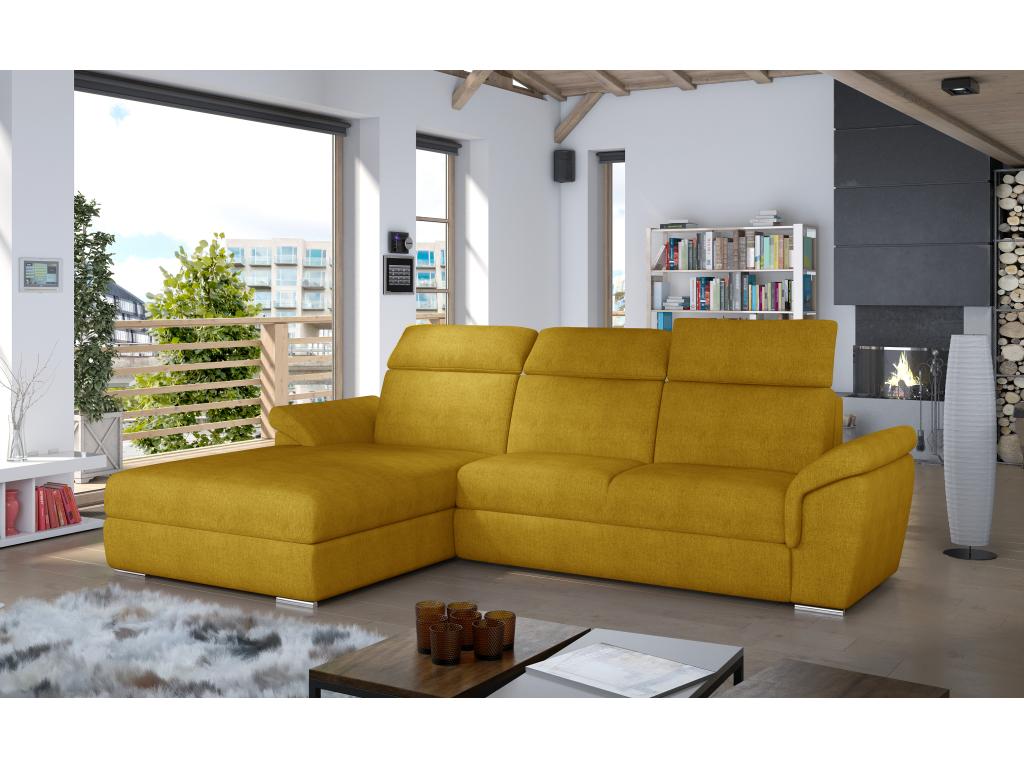 Canapé Chezlova L/Tissu-Jaune XAPQ20486