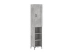 Buffet haut Gris béton 34,5x34x180 cm Bois d'ingénierie HCCN80965