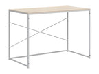 Bureau d'ordinateur Blanc chêne 110x60x70 cm Bois d'ingénierie PFUE43190