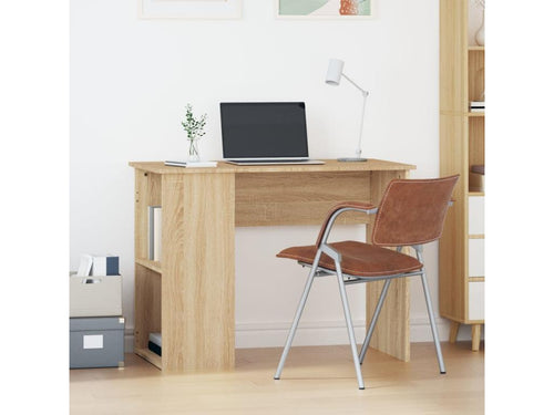 Bureau chêne Artigeo 100x55x75 cm bois d'ingénierie FVIW73925